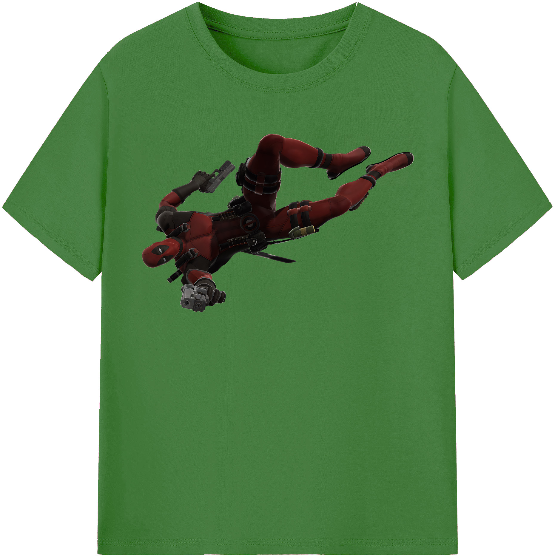 （画像用） Deadpool デッドプール レディースカジュアルプリントTシャツ（綿100％）